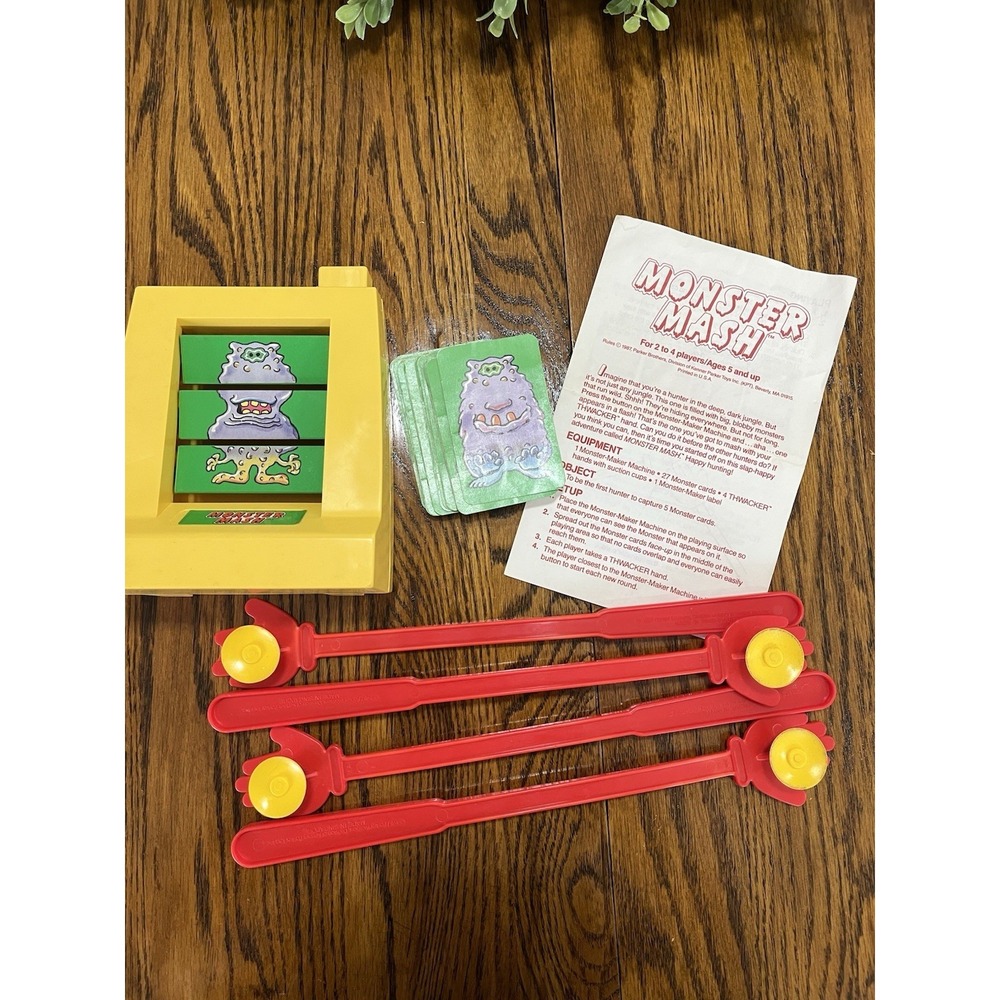 Vintage 1987 Monster Mash Board Game 0495 by Parker Brothers Replacement Pieces